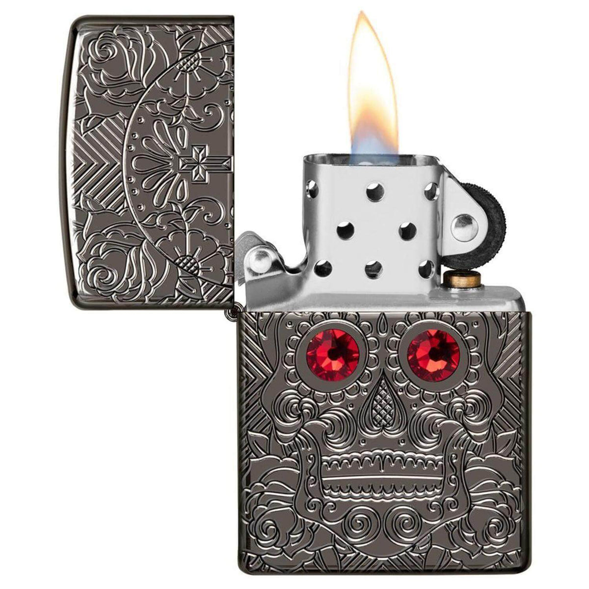 Αναπτήρας Zippo Crystal Skull 49300 Αντιανεμικός