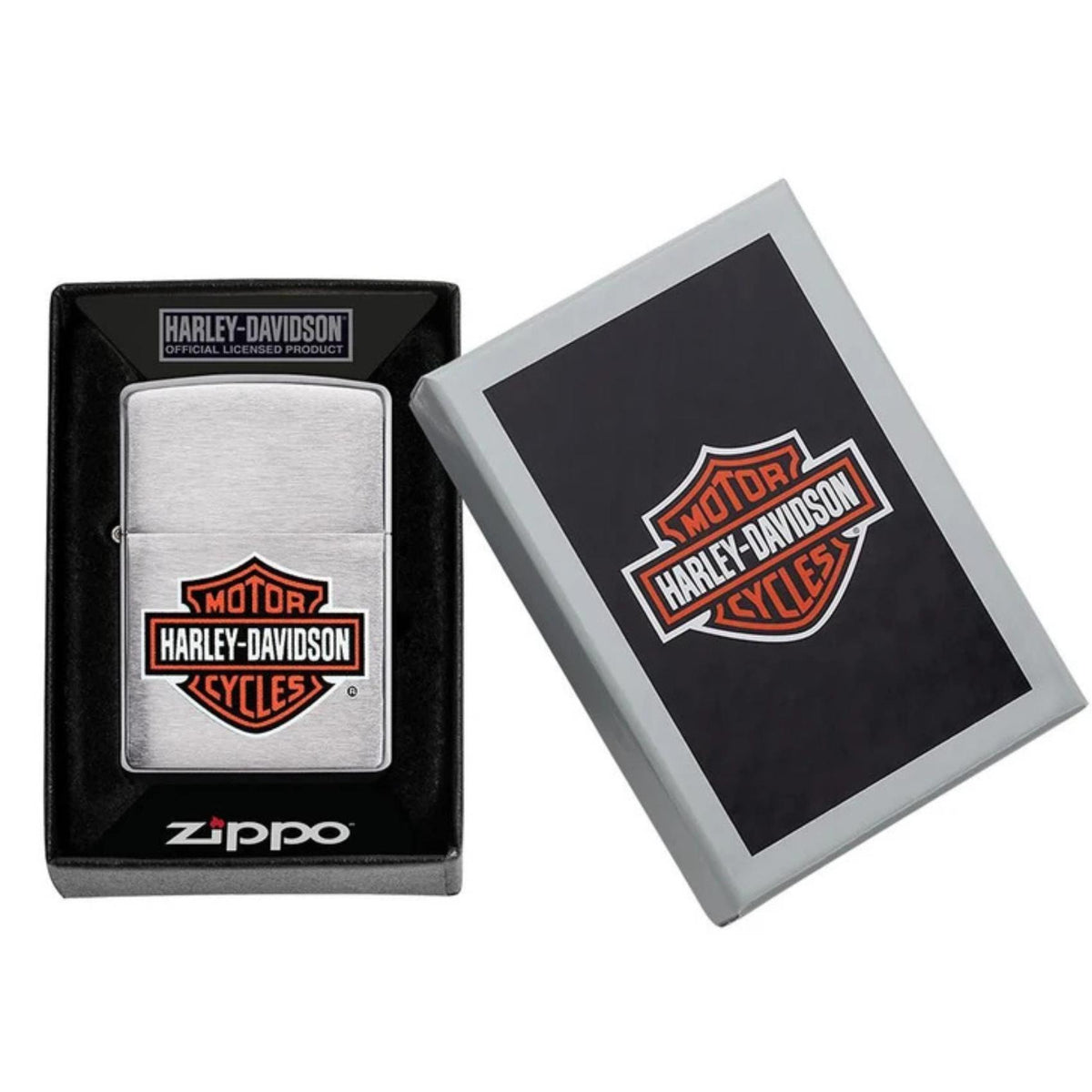 Αναπτήρας Zippo Harley-Davidson Bar & Shield Logo 200HD.H252 σε συσκευασία δώρου.