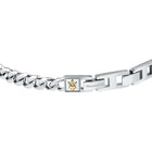 Ανδρικό Βραχιόλι Maserati JM422AVD09 Ατσάλινο Ασημί