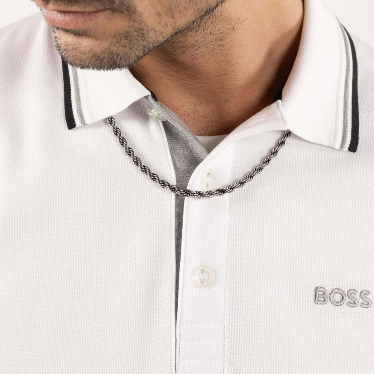 Ανδρικό Κολιέ Αλυσίδα Boss 1580839 Ασημί