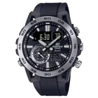 Ρολόι Edifice Casio ECB-40P-1AEF Με Μαύρο Λουράκι & Μαύρο Καντράν