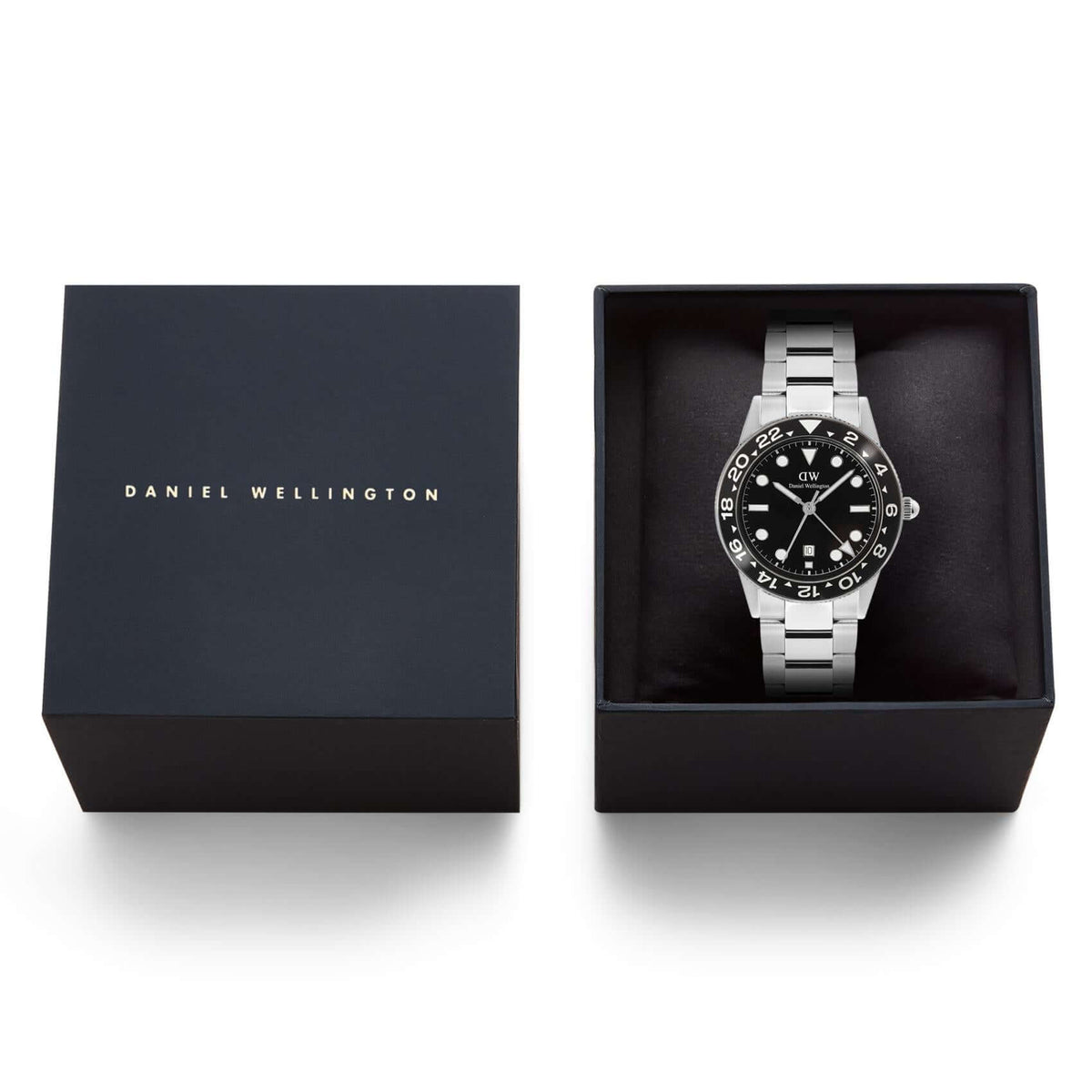 Συσκευασία δώρου για ανδρικό ρολόι Daniel Wellington Iconic GMT DW00100919.