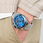 Ρολόι Festina F20560/3 Με Ασημί Μπρασελέ & Μπλε Καντράν