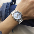 Ρολόι Guess Arthur GW1058G1 Χρονογράφος με Ασημί Μπρασελέ