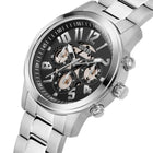Ρολόι Guess Parker GW0627G1 με Ασημί Μπρασελέ