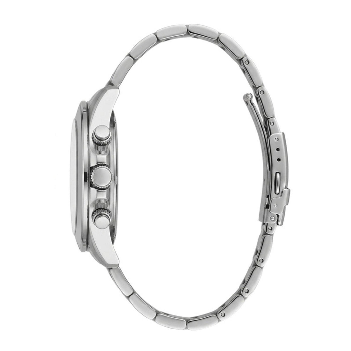Ασημί ατσάλινο μπρασελέ ρολογιού Lee Cooper Gents Multi LC08273.390