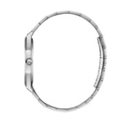 Ανδρικό Ρολόι Lee Cooper LC08275.350 Με Ασημί Μπρασελέ & Μαύρο Καντράν