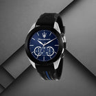 Ρολόι Maserati Traguardo R8871612044 Με Μαύρο Λουράκι Καουτσούκ