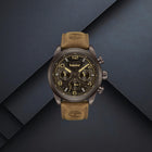 Ανδρικό Ρολόι Timberland Henniker II TDWGF0028706M Με Καφέ Λουράκι & Καφέ Καντράν