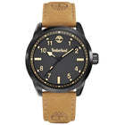 Ανδρικό Ρολόι Timberland Small Henniker TDWGA0109701 με Ταμπά Δερμάτινο Λουράκι & Μαύρο Καντράν