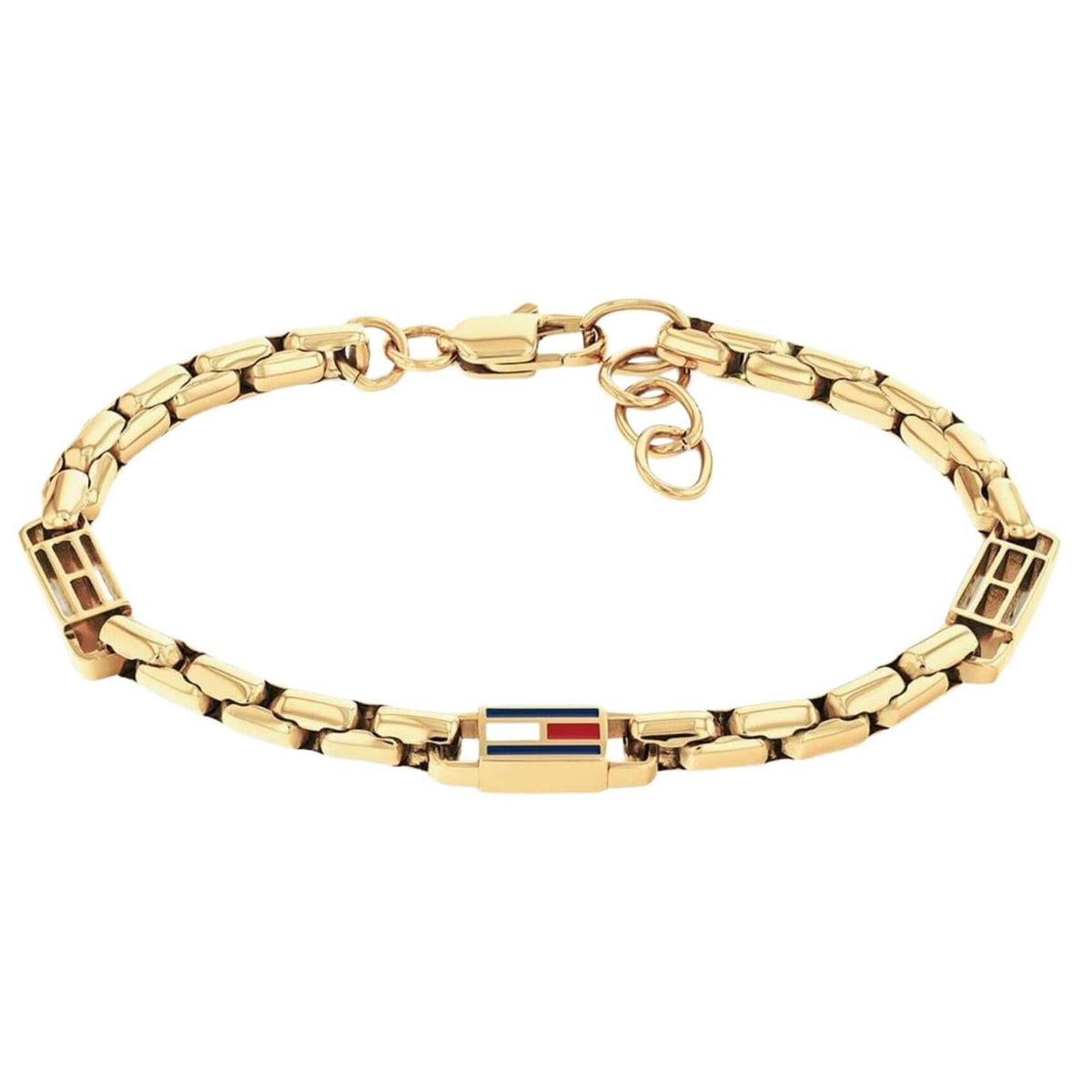 Ανδρικό βραχιόλι Tommy Hilfiger 2790675 από ανοξείδωτο ατσάλι σε χρυσό χρώμα.