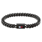 Ανδρικό Βραχιόλι Χειροπέδα Tommy Hilfiger 2790649 Σε Μαύρο Χρώμα