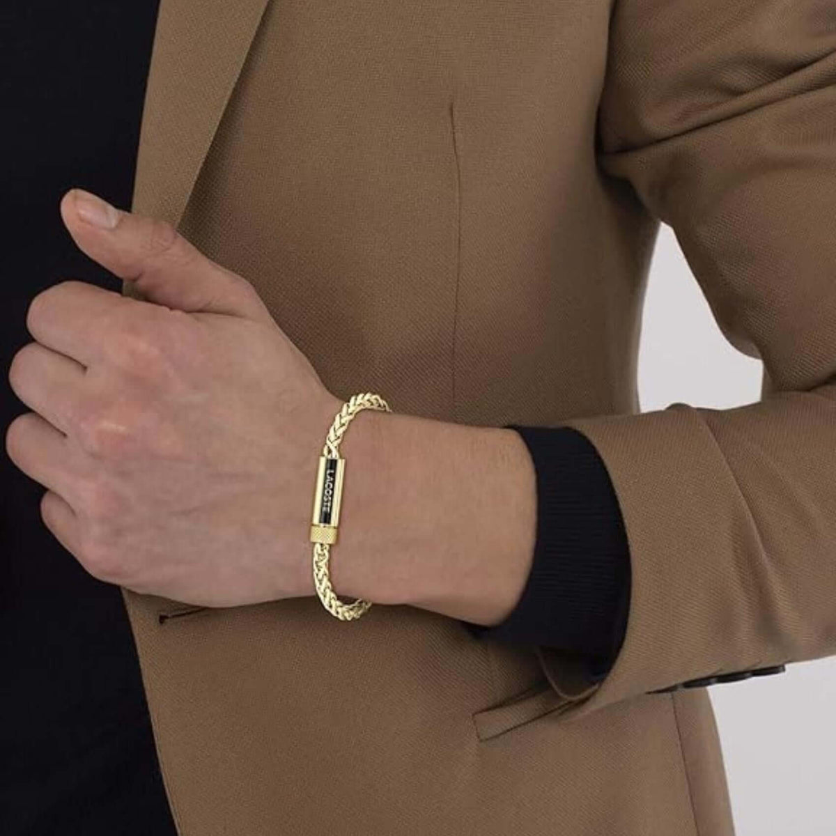 Ατσάλινο Βραχιόλι Lacoste 2040338 Χρυσό