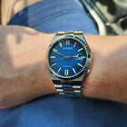 Αυτόματο Ρολόι Citizen NJ0151-88L Tsuyosa Με Ασημί Μπρασελέ & Μπλε Καντράν