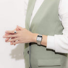 Τετράγωνο Ρολόι Casio Vintage AQ-800E-7AEF Με Ασημί Μπρασελέ