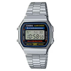 Ρολόι Casio Vintage Iconic A168WA-1YES Με Ασημί Μπρασελέ
