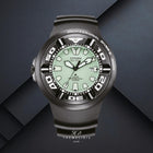 Καταδυτικό Ρολόι Citizen Promaster Professional Diver 300 BJ8055-04X Με Μαύρο Λουράκι & Πράσινο Καντράν