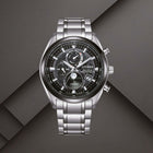 Ρολόι Citizen Eco-Drive Tsuki-yomi BY1018-80E με Ασημί Μπρασελέ