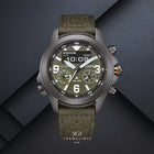 Ανδρικό Ρολόι Citizen Promaster Land Eco-Drive JV1005-02W Ψηφιακό-Αναλογικό με Πράσινο Nylon Λουράκι