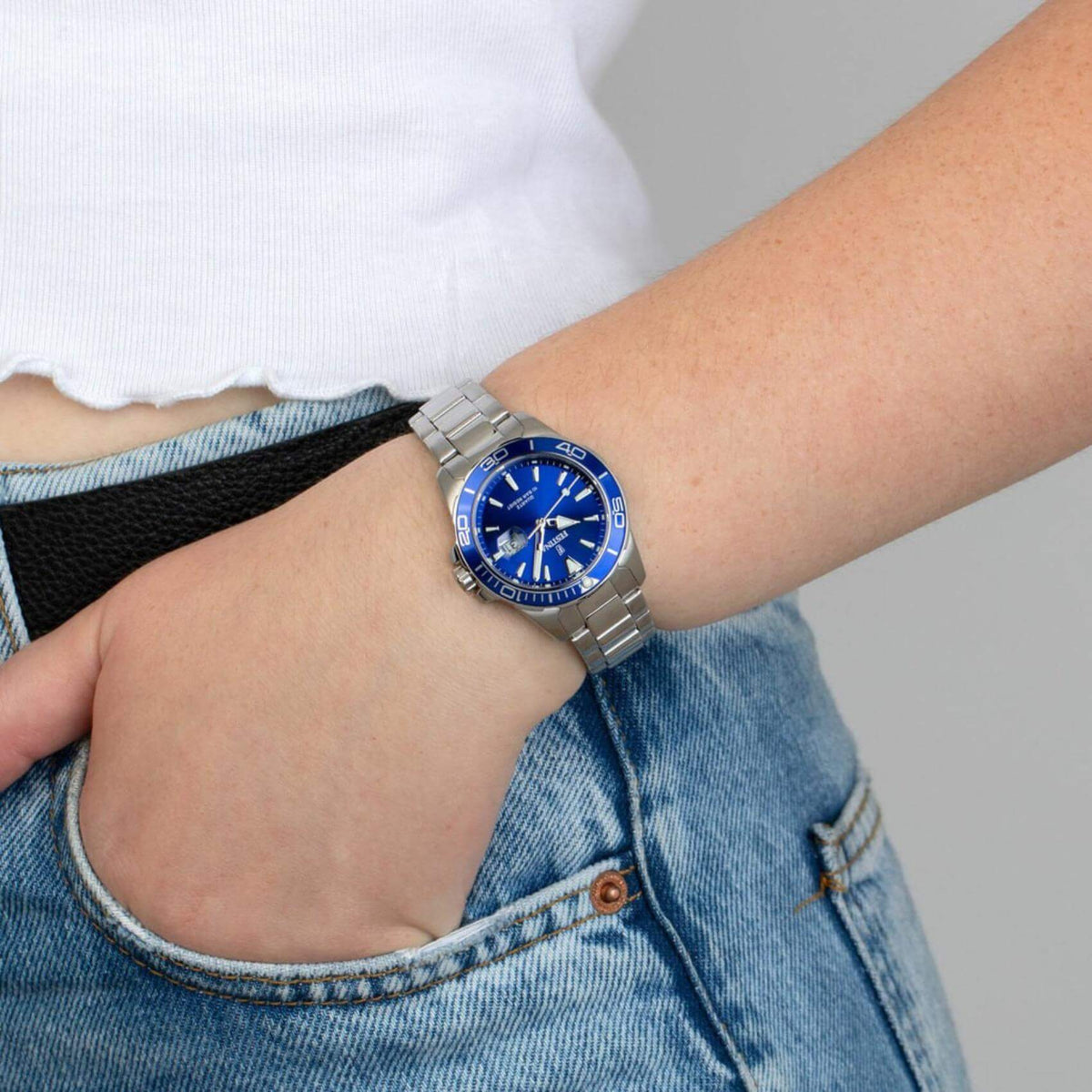 Γυναικείο Ρολόι Festina Boyfriend F20503/3 Με Ασημί Ατσάλινο Μπρασελέ