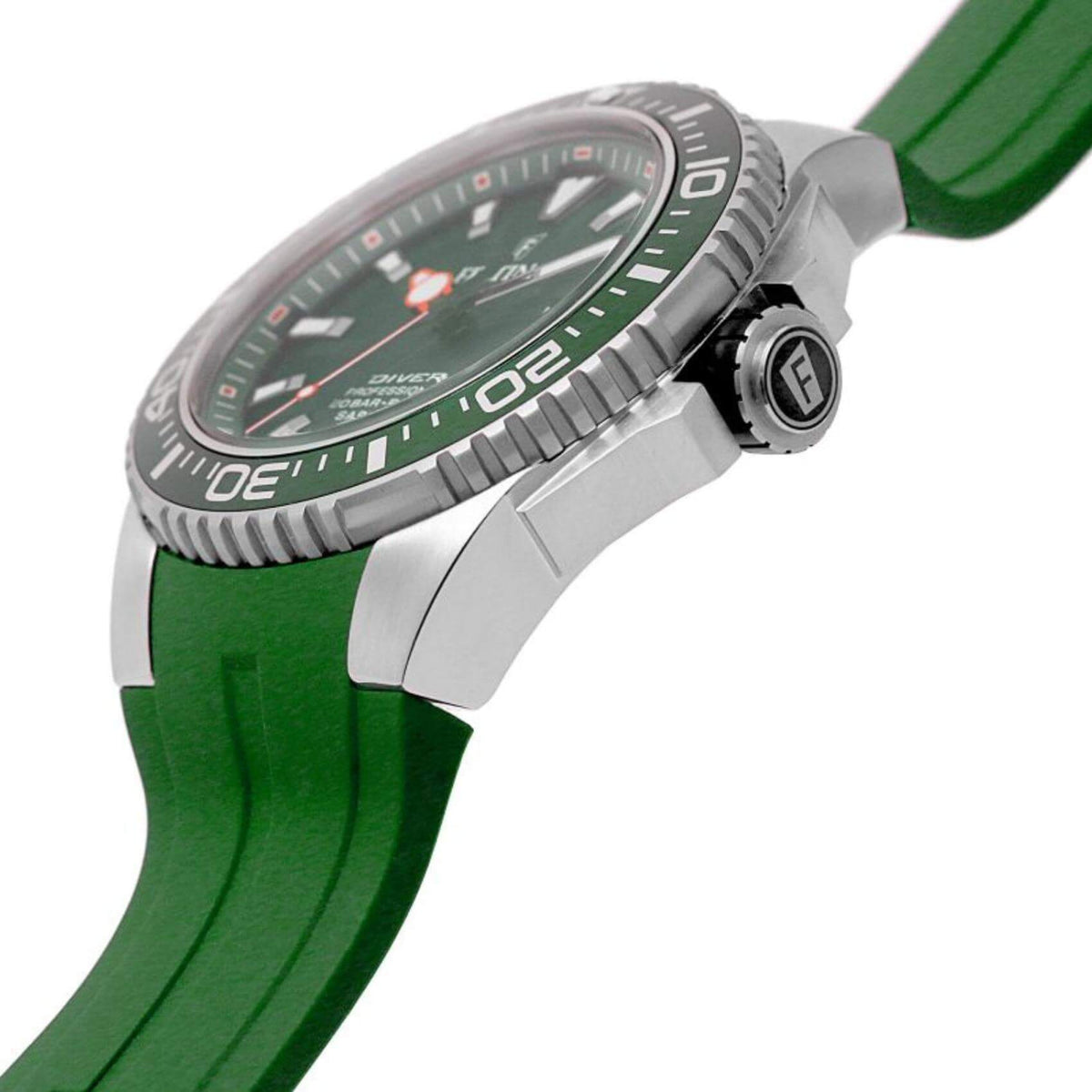 Καταδυτικό Ρολόι Festina Diver F20664/2 Με Πράσινο Λουράκι Σιλικόνης