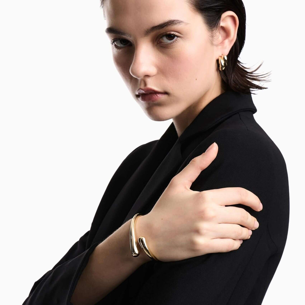 Βραχιόλι Emporio Armani Iconic Trend EGS3337710 Χειροπέδα Χρυσή