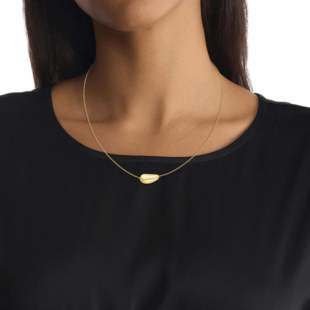 Γυναικείο Κολιέ Calvin Klein 35000601 Ατσάλινο Χρυσό Με Δάκρυ