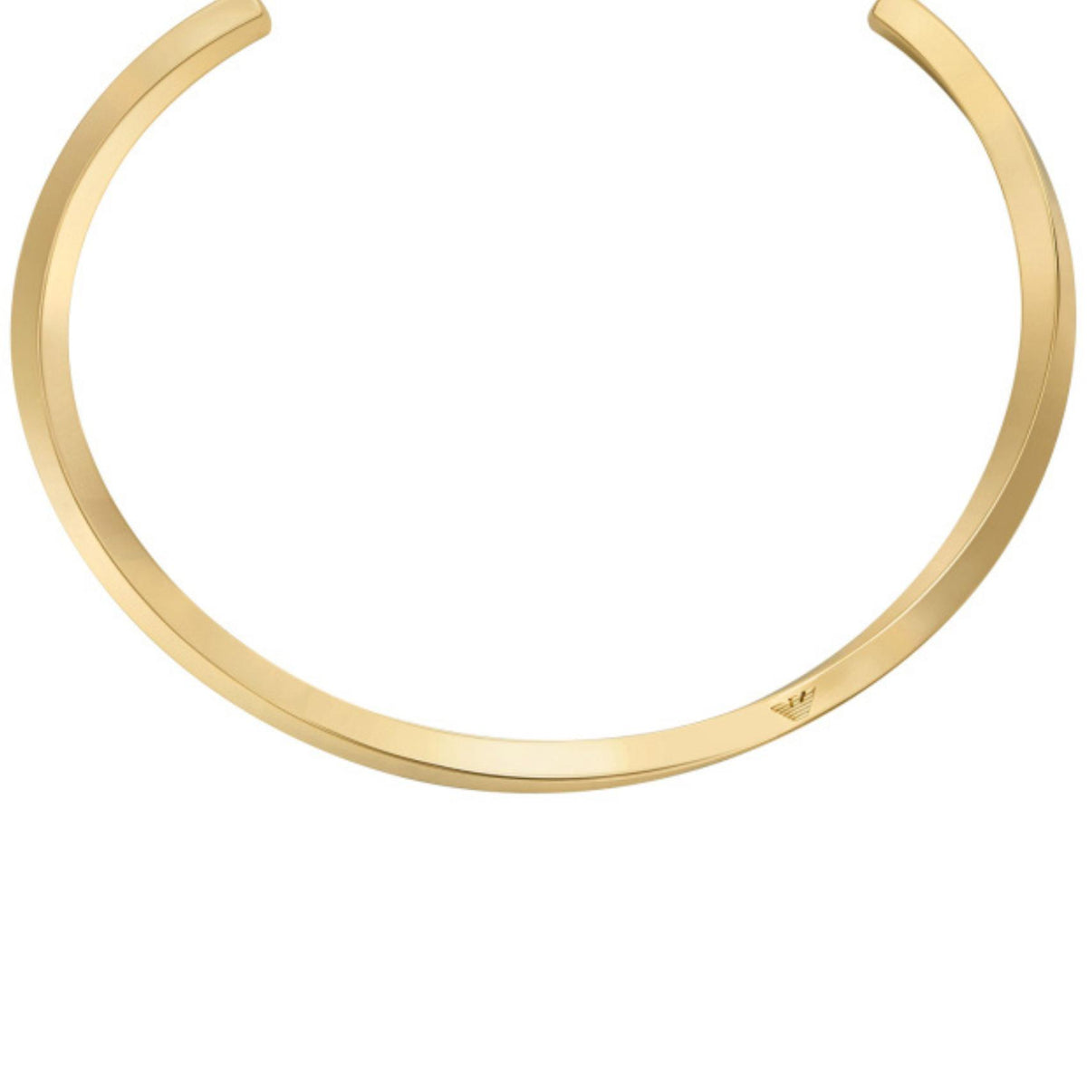 Γυναικείο κολιέ Emporio Armani Logo Essential EGS3101710 τσόκερ σε χρυσό χρώμα