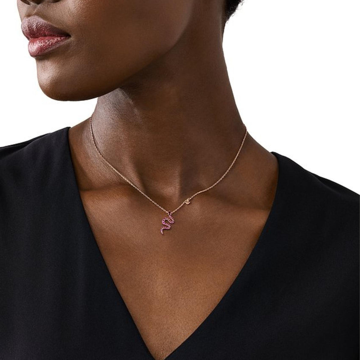 Ροζ Χρυσό Γυναικείο Κολιέ Emporio Armani Sentimental EG3613221 με Φίδι
