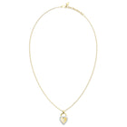 Κολιέ Guess Love Bites JUBN06060JWYGRHT/U Χρυσό με Δίχρωμη Καρδιά και Πέτρες