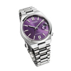 Αυτόματο Γυναικείο Ρολόι Citizen Tsuyosa NJ0200-50W Με Ασημί Μπρασελέ & Μωβ Καντράν