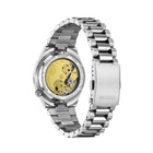 Αυτόματο Γυναικείο Ρολόι Citizen Tsuyosa NJ0200-50W Με Ασημί Μπρασελέ & Μωβ Καντράν