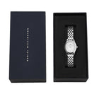 Ρολόι Daniel Wellington Ophelia Mini DW00100808 Με Ασημί Μπρασελέ & Λευκό Καντράν