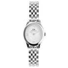Ρολόι Daniel Wellington Ophelia Mini DW00100808 Με Ασημί Μπρασελέ & Λευκό Καντράν