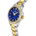 Ρολόι Festina Boyfriend F20594/2 Με Ασημί-Χρυσό Μπρασελέ & Μπλε Καντράν