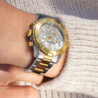 Ρολόι Festina Boyfriend F20604/1 Με Ασημί-Χρυσό Μπρασελέ & Λευκό Καντράν