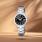 Γυναικείο Ρολόι Festina Classics F20049/6 Με Ασημί Μπρασελέ & Μαύρο Καντράν