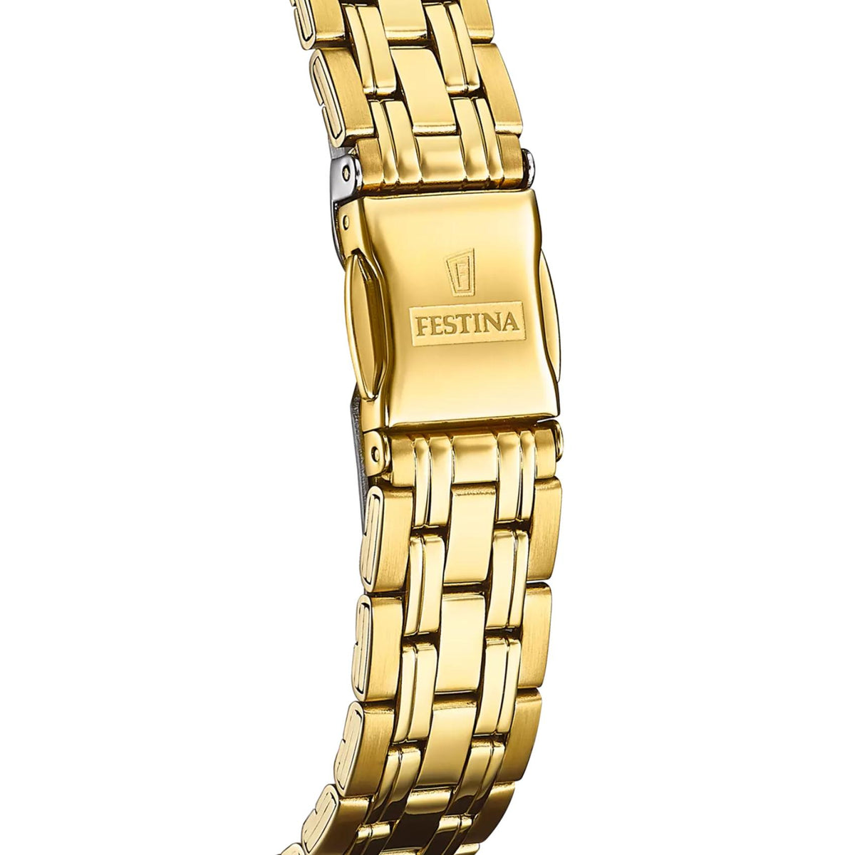 Χρυσό ατσάλινο μπρασελέ ρολογιού Festina Classics F20514/3
