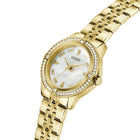 Γυναικείο Ρολόι Guess Colette GW1027L2 με Χρυσό Μπρασελέ & Λευκό Καντράν