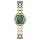 Γυναικείο Ρολόι Guess Hazel GW1018L6 με Δίχρωμο Μπρασελέ & Πράσινο Καντράν
