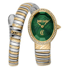 Ρολόι Just Cavalli Signature Snake Velina JC1L353M0065 Με Δίχρωμο Μπρασελέ