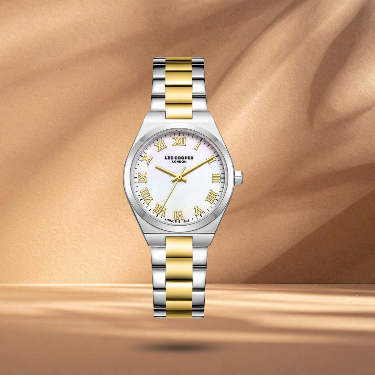 Ρολόι Lee Cooper Ladies LC08298.230 Με Δίχρωμο Μπρασελέ