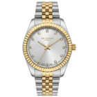 Ρολόι Lee Cooper Ladies LC08400.230 Με Δίχρωμο Μπρασελέ & Ασημί Καντράν
