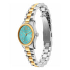 Ρολόι Michael Kors Lexington MK7579 Με Ασημί-Χρυσό Μπρασελέ & Τιρκουάζ Καντράν