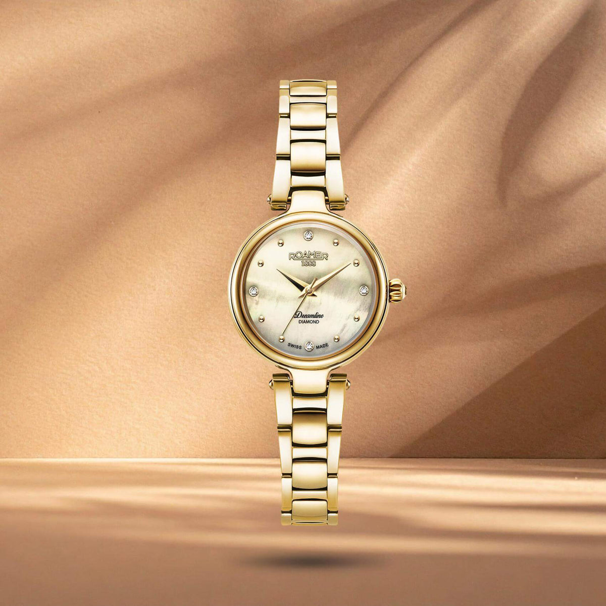 Ρολόι Roamer Dreamline Diamonds 967847-48-30-50 Με Μπρασελέ & Διαμάντια