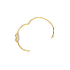 Γυναικείο Ρολόι Rosefield Bangle XS STWGSG-ST06 με Χρυσό Μπρασελέ & Λευκό Φίλντισι Καντράν
