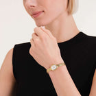 Γυναικείο Ρολόι Rosefield Mini Oval Gold MWGMG-M02 Με Χρυσό Μπρασελέ