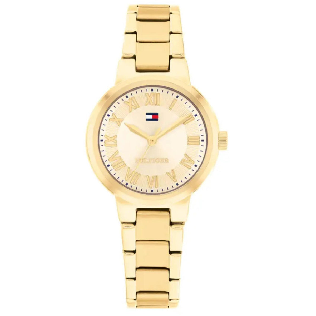 Γυναικείο ρολόι Tommy Hilfiger Becca 1782905 με χρυσό μπρασελέ και χρυσό καντράν