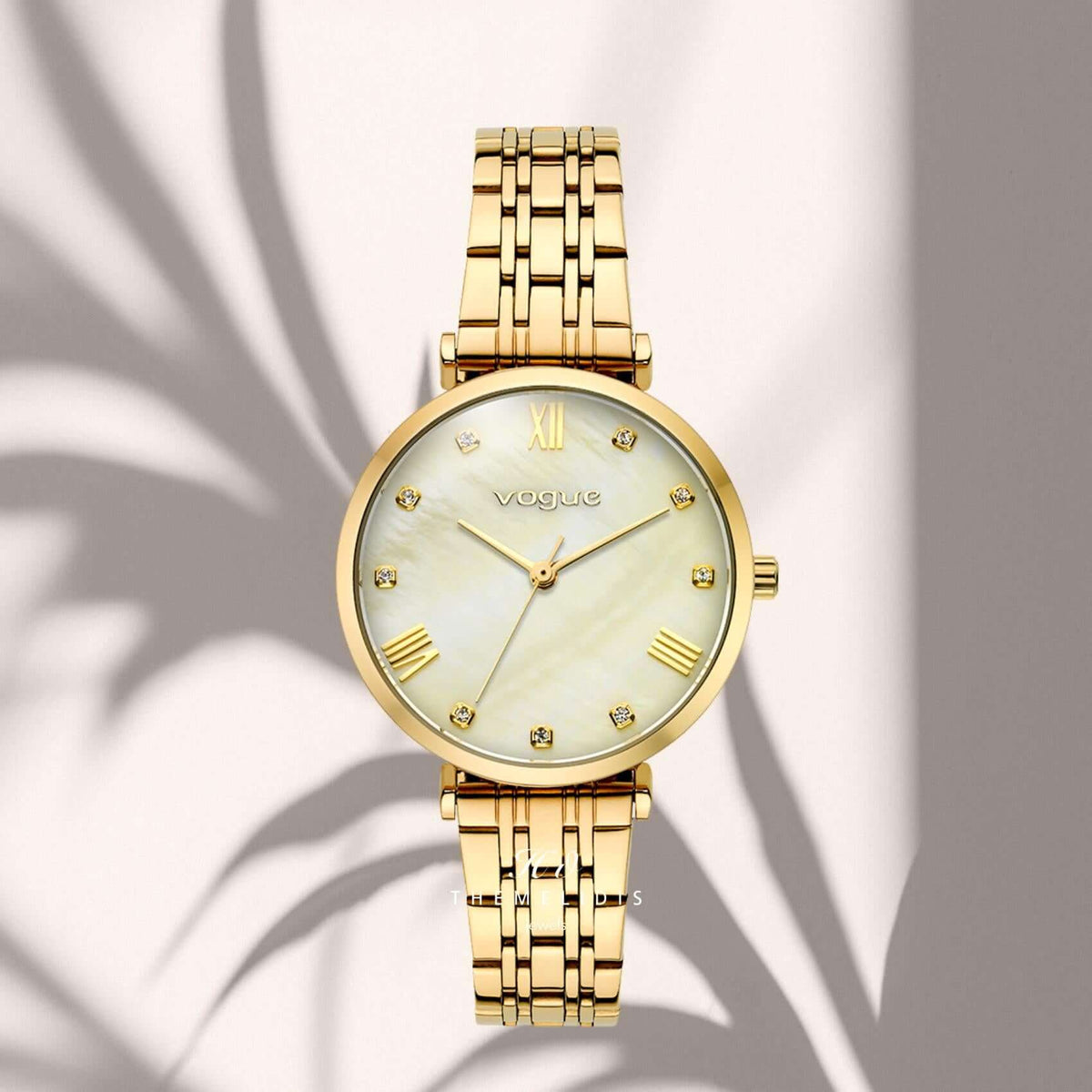 Ρολόι Vogue New Bliss 2020616342 Χρυσό Μπρασελέ & Σαμπανί Φίλντισι Καντράν