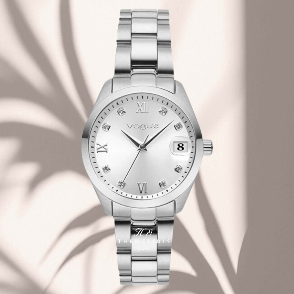 Ρολόι Vogue Reina Mini 2020614381 Με Ασημί Μπρασελέ Και Καντράν